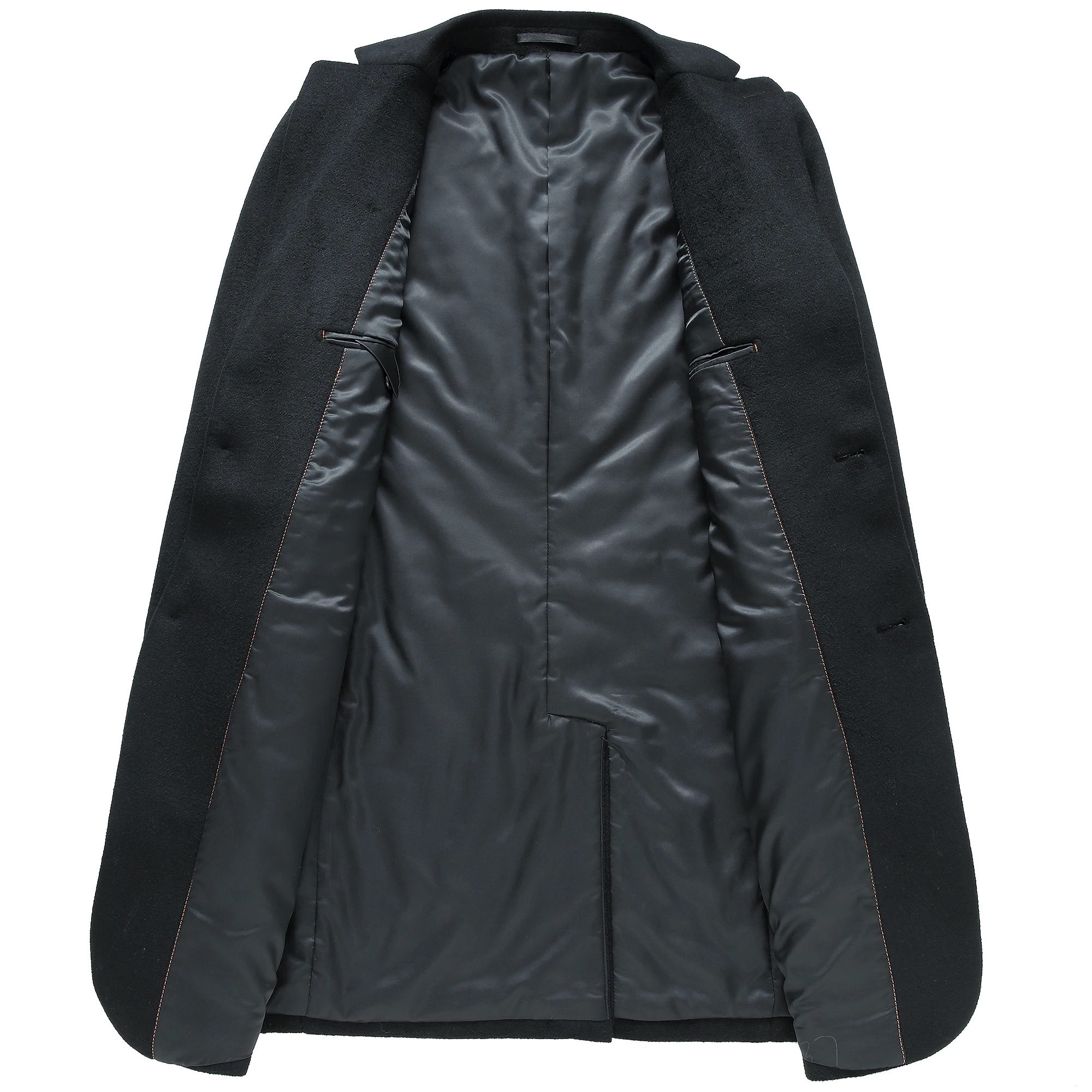 Шерстяные Пальто для Мужчин мужские Куртки Согреться Длинное Шерстяное Мода