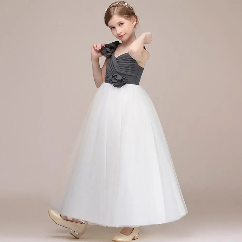 Children's Vestidos Birthday Party Dress Kids Princess Summer Flower Wedding Dresses Girls Ball Tutu Prom | Детская одежда и