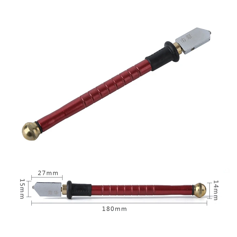MX Professional Diamond Glass Cutter Alloy Cutting Wheel Metal Handle Head for glass mirror tile etc cutting Glass knife tools