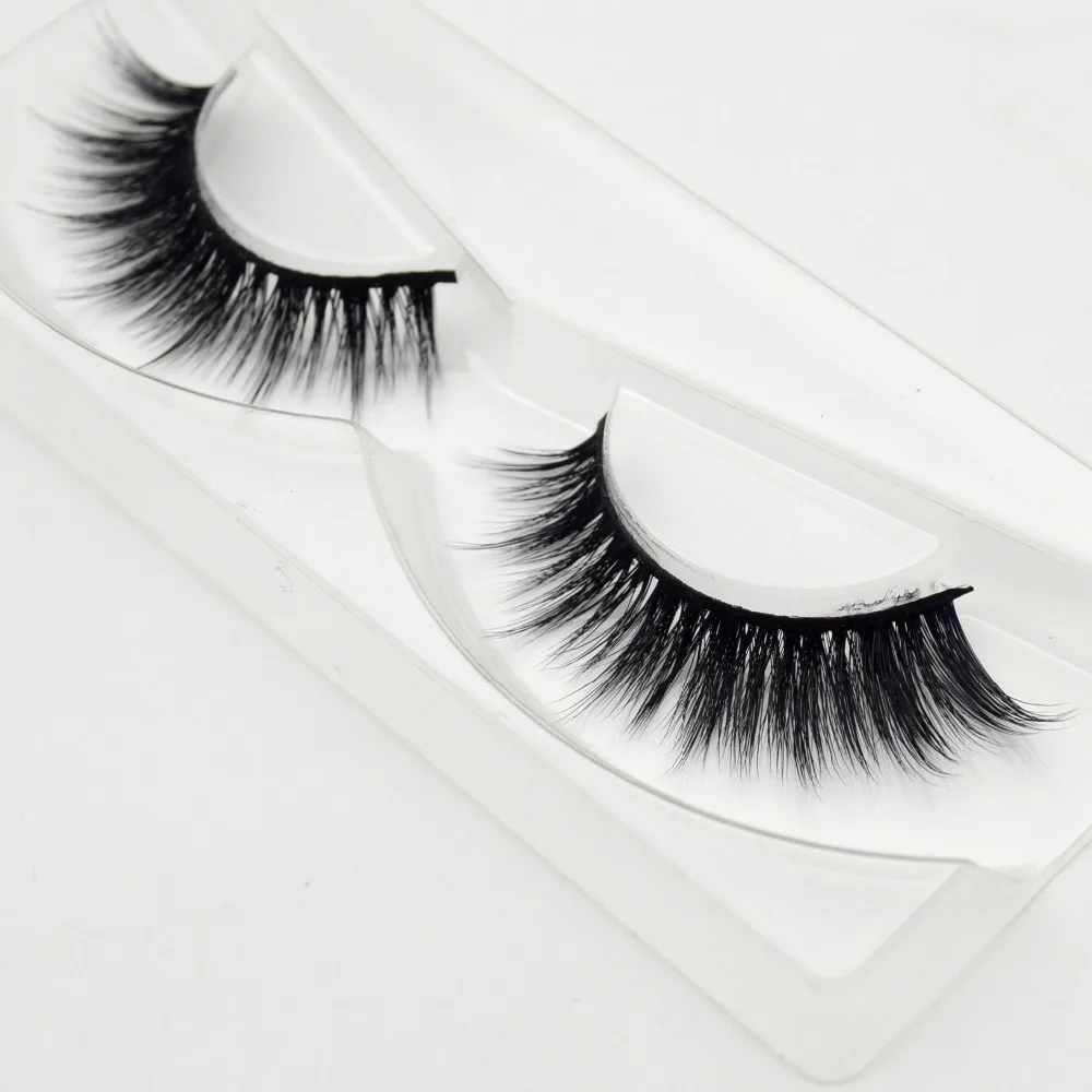 Visofree красивые норковые ресницы 3D накладные пачкающие перекрещивающиеся