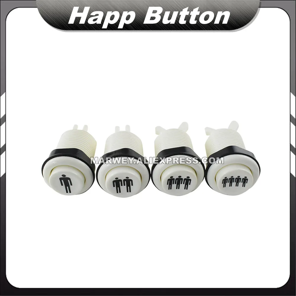 Водонепроницаемая Резиновая аркадная игра 24 мм Маленький кнопочный