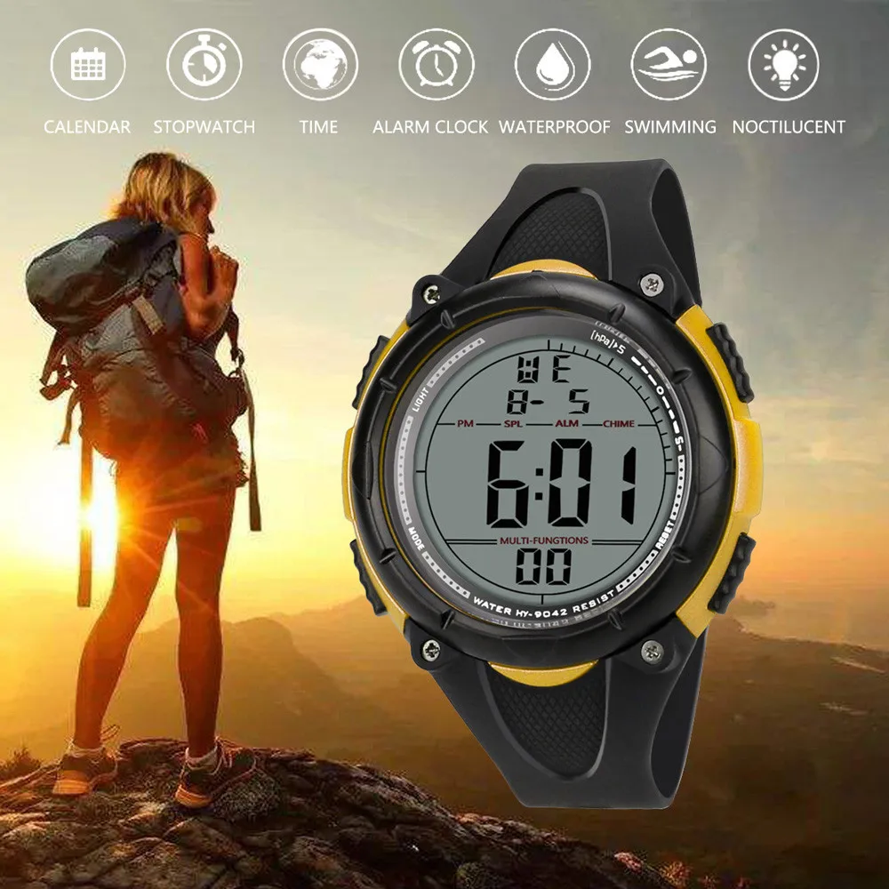 Роскошные Мужские Аналоговые Цифровые армейские спортивные светодиодные