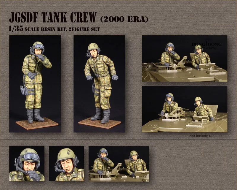 1/35 весы Неокрашенный статуэтка в виде здесь бак с круглым вырезом 2 Коллекция