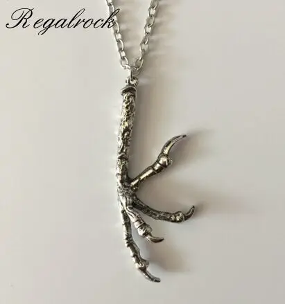 

Regalrock Gothic Raven Claw Talon Necklace Animal Crow Oddities Eagle Hawk Bird Fashion Wiccan Hot Charm Punk Jewelry