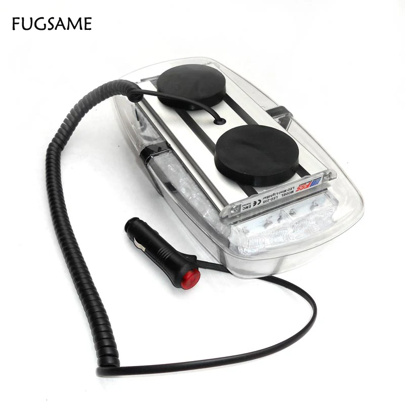 Высокомощный светодиодный автомобильный стробоскоп FUGSAME с 24 светодиодами на