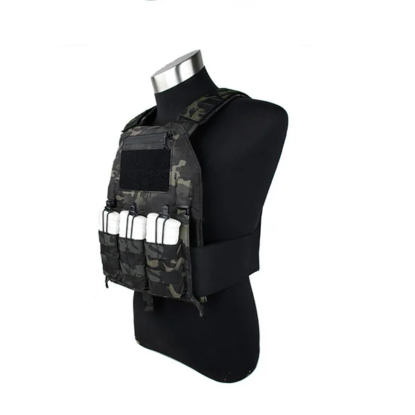 Черный тактический жилет Мультикам 419 с карманом для журналов MCBK|tactical vest|multicam