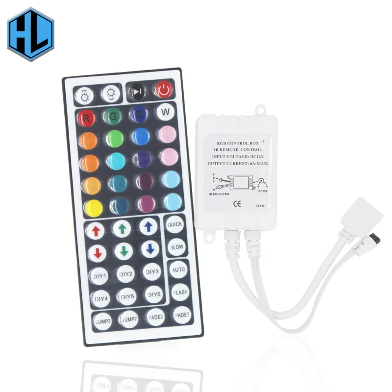44 клавиши драйвер ИК инфракрасный дистанционный контроллер rgb DC12V 6A светодиодный