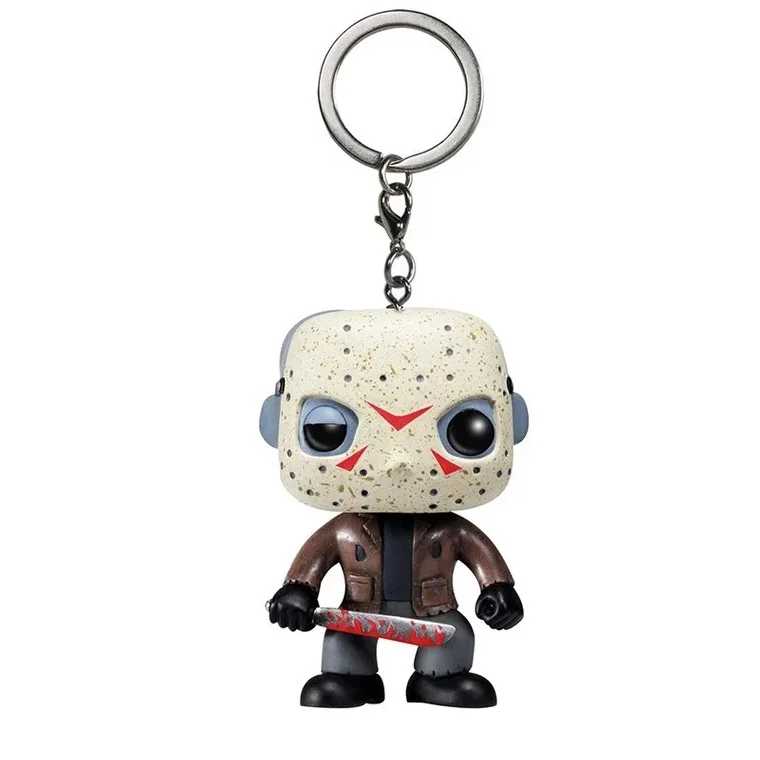 Jason Экшн-фигурка брелок игрушки Япония Аниме счастливые Мстители Веном Ходячие мертвецы Negan Рик Magic Thestrals фигурка Keychcain - Цвет: Jason