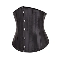 satin corsets and bustiers high end steampunk gothic lace up steel boned corset with t back strapless brocade corselet for women