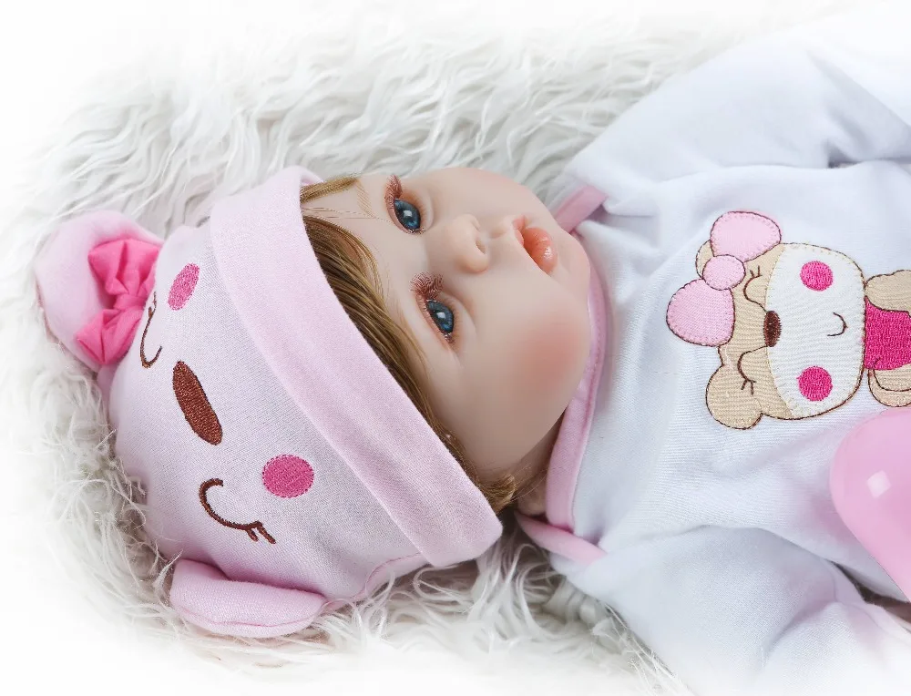 NPK куклы для маленьких девочек Мягкие силиконовые Boneca Reborn Brinquedos Bonecas bebes reborn подарки на день детей игрушки на кровать