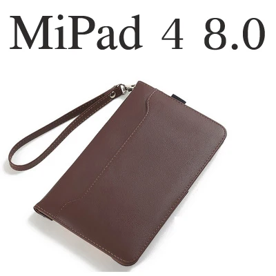 Для Xiaomi Mi Pad 4 Plus 10," Tabelt чехол роскошный бизнес флип кожаный смарт-чехол с подставкой для Xiaomi Mi Pad 4 8,0 дюймов - Цвет: MiPad 4 8.0Coffee
