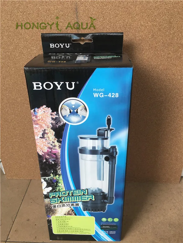 BOYU WG-428 8 Вт 220-240 в внутренний отделитель белка с насосом нано соленой воды морской аквариум