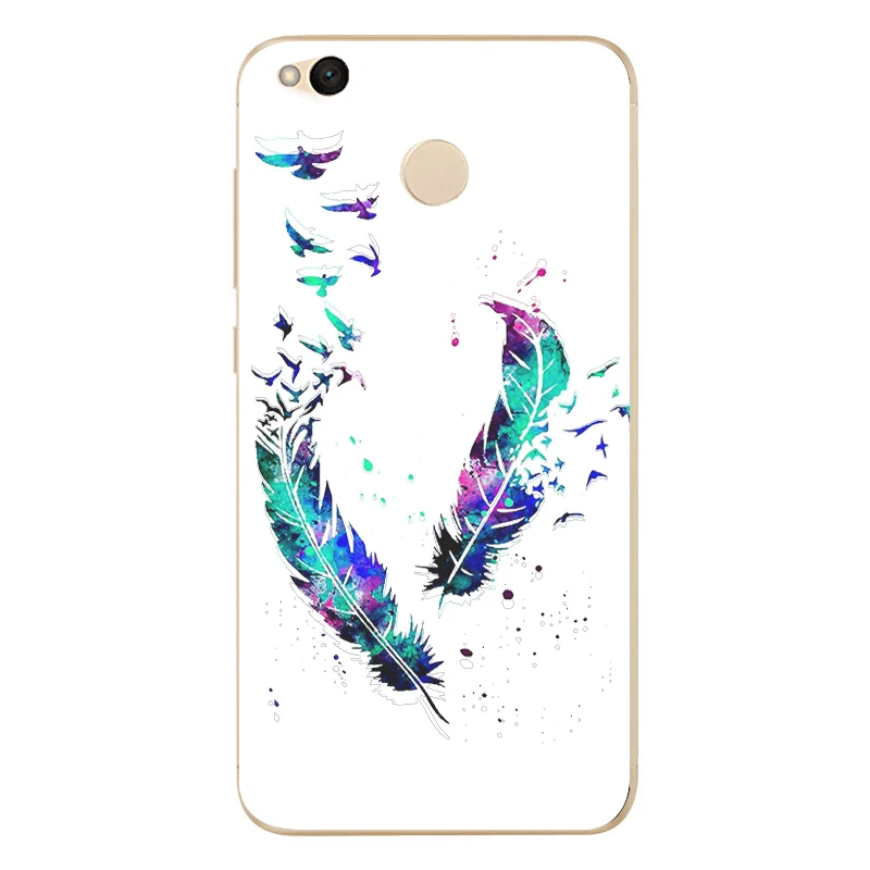 For Xiaomi Redmi 4X Hongmi 4 x Phone Case Fashion TPU Coloful Soft Silicone Painted Design A018 | Мобильные телефоны и