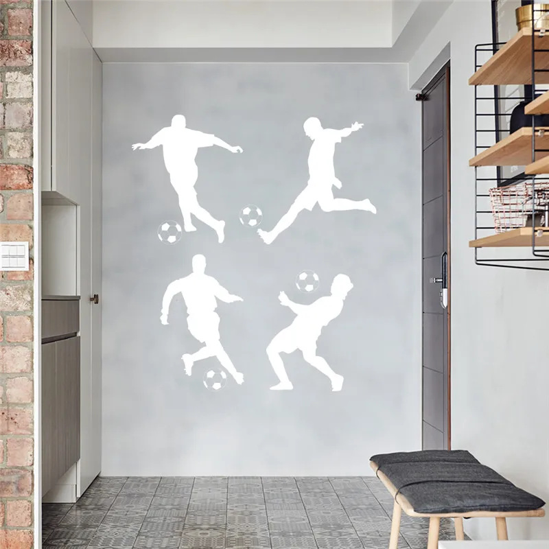 Настенные наклейки для детских комнат с футбольным механизмом домашний декор