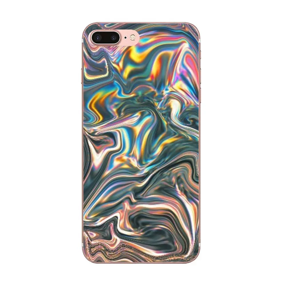Пастельно металлик Tumblr оригинальный черный чехол для Apple iPhone 4 4S 5 5C 5S SE 6 6S 7 8 Plus X XS