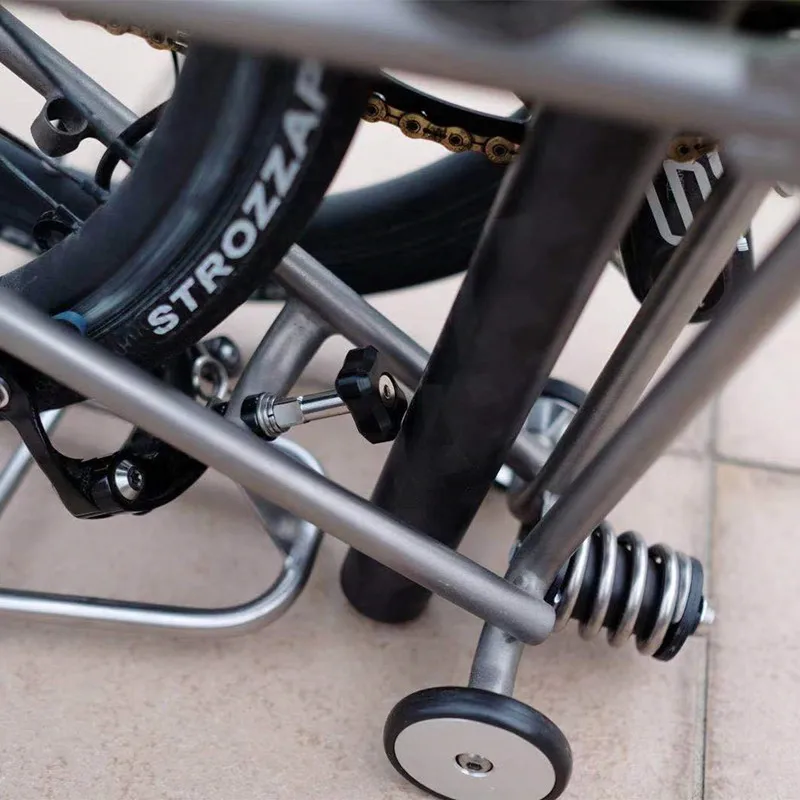 Складные велосипедные парковочные аксессуары для brompton панель для парковки титановые сверхлегкие Аксессуары 3 цвета Raytheon hammer