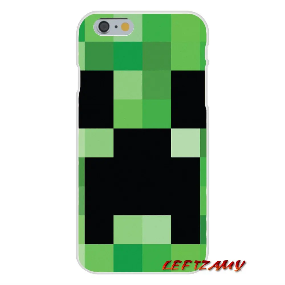 Creeper minecraft аксессуары телефон оболочки чехлы для samsung Galaxy S3 S4 S5 мини S6 S7 край S8 S9