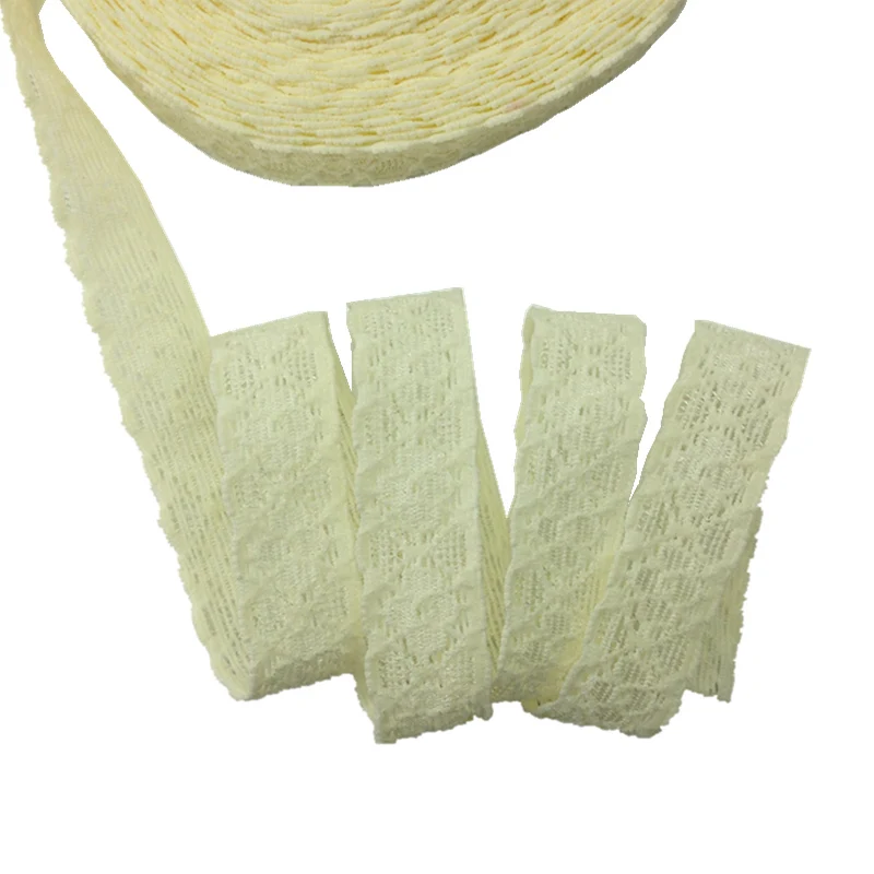 5Yards 5/8 Lace trim elastic bands DIY Headband Girls Ponytails decoration Accessories