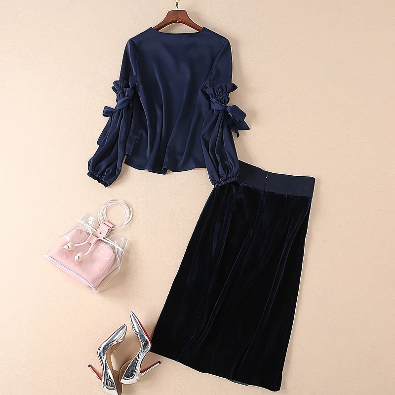 Женский модельный костюм в стиле ретро XF дизайнерский офисный комплект из двух