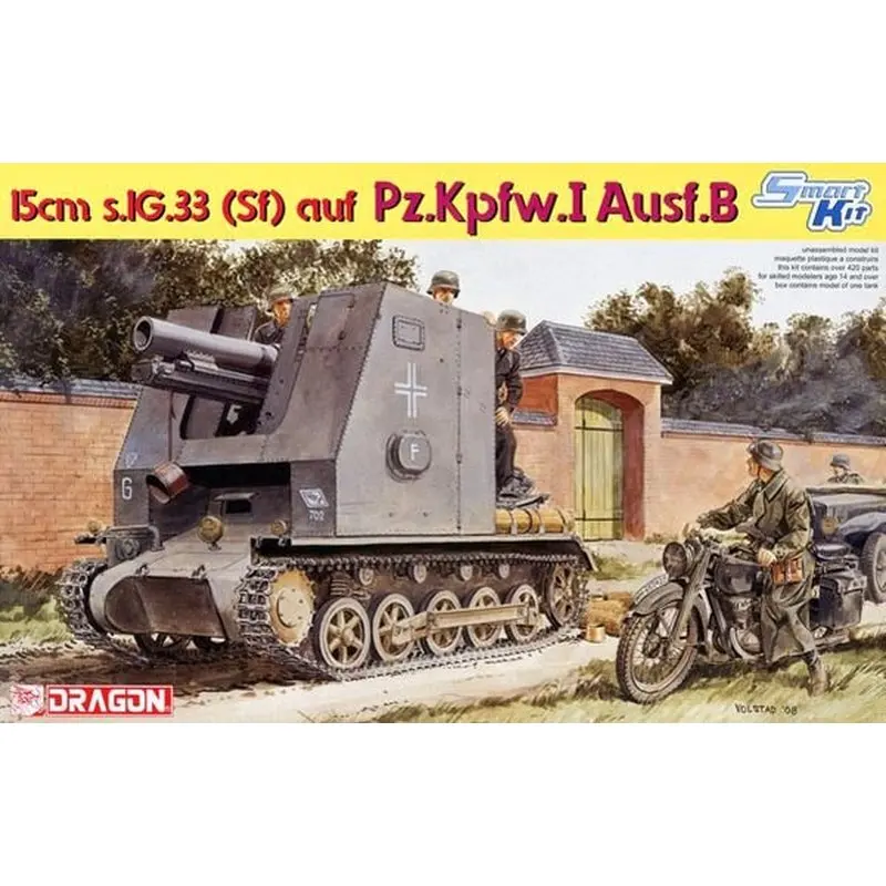 DRAGON 6259 1/35 15 см s. IG.33(Sf) auf Pz. Kpfw. I Ausf. B-Scale модельный комплект