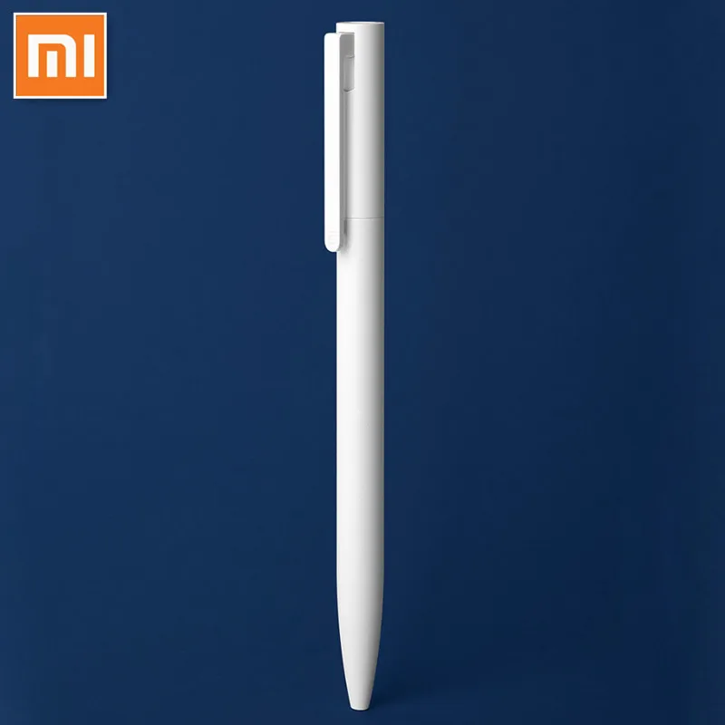 Xiaomi десять нейтральных ручек в белом прессованном типе 0 5 мм Головка Ручки 9 7 г