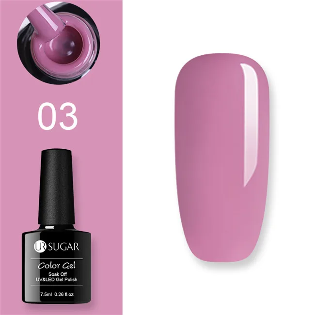 3 Ur Sugar Гель-лак UV Vernis Полупостоянный праймер верхнее покрытие 7,5 мл замачиваемый эмалированный Гель-лак УФ-гель для ногтей лак - Цвет: 3