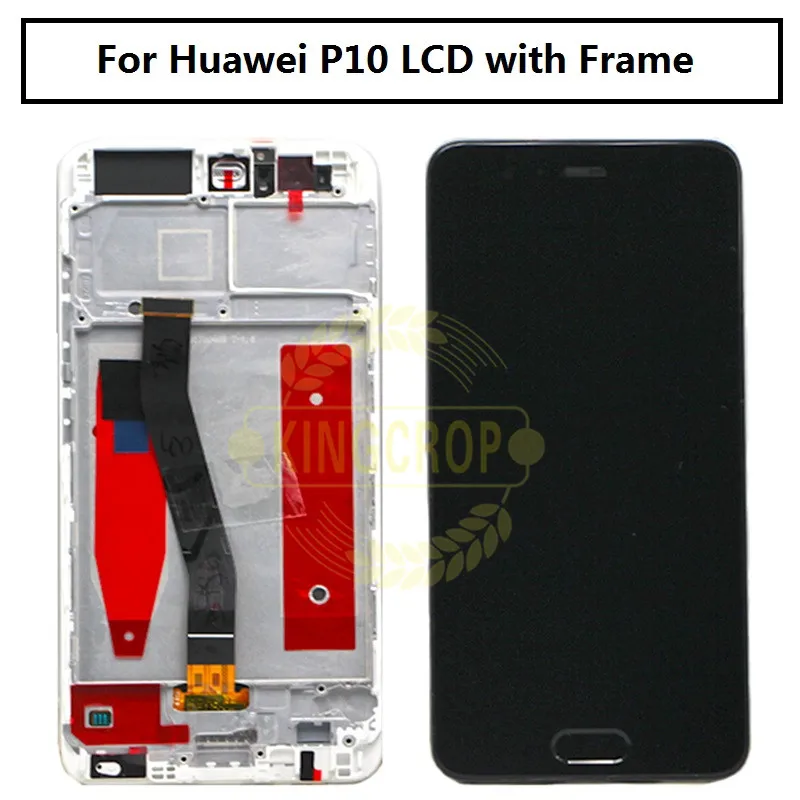 Huawei P10 ЖК-дисплей сенсорный экран дигитайзер для сборки с корпусом запасные части