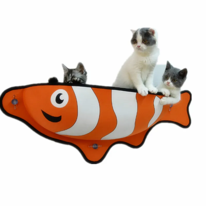 Гамак для кошки крепление на кровать окно под шезлонг присоски теплая питомца