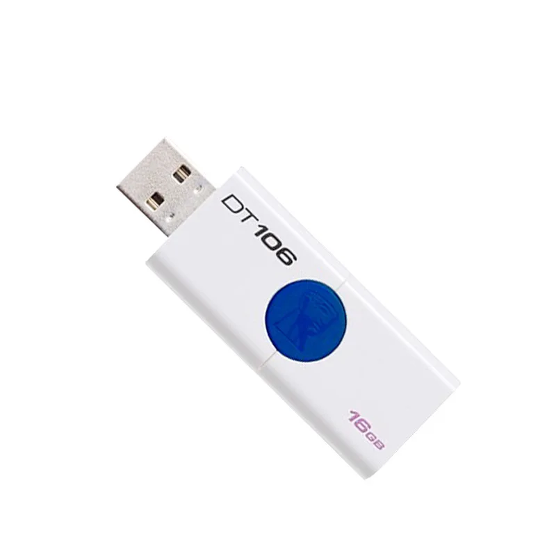 Kingston USB флеш накопитель USB3.0 16 Гб DT106 3 0 Флешка карта памяти для автомобиля U диск