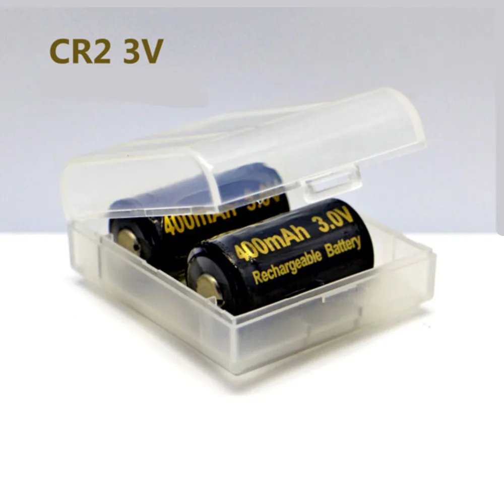 4 шт./лот Soshine 3 в 400 мАч CR2 перезаряжаемая батарея LiFePO4 CR 2 для светодиодного