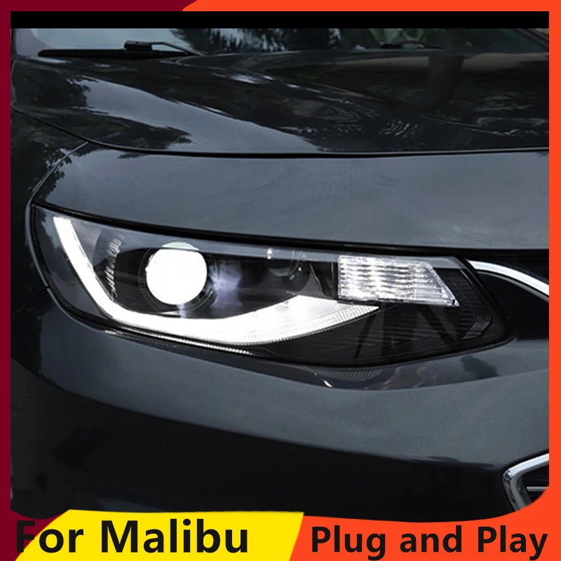Автомобильный Стайлинг для Malibu фары 2016 2018 светодиодный задний фонарь DRL