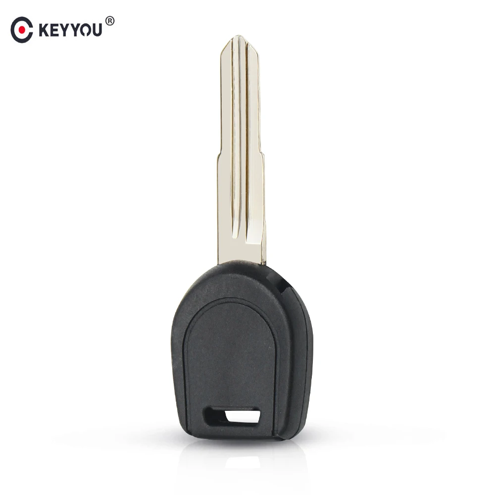 

KEYYOU Transponder Key Shell Fob Case For Mitsubishi Colt Outlander Mirage Pajero Remote Car Blank Key Right Blade No Chip