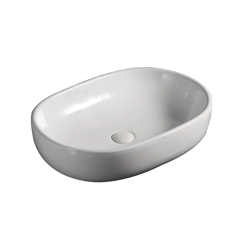 Овальная китайская раковина ручной работы художественная керамическая