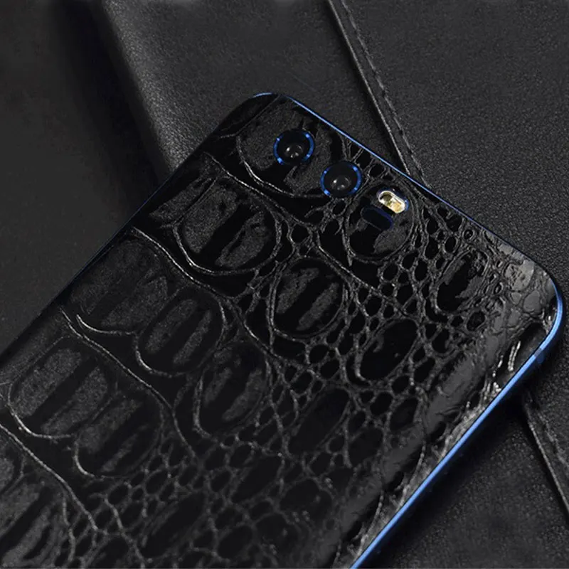 Под крокодиловую кожу зернистая кожа наклейка обертывание шкуры Телефон задняя