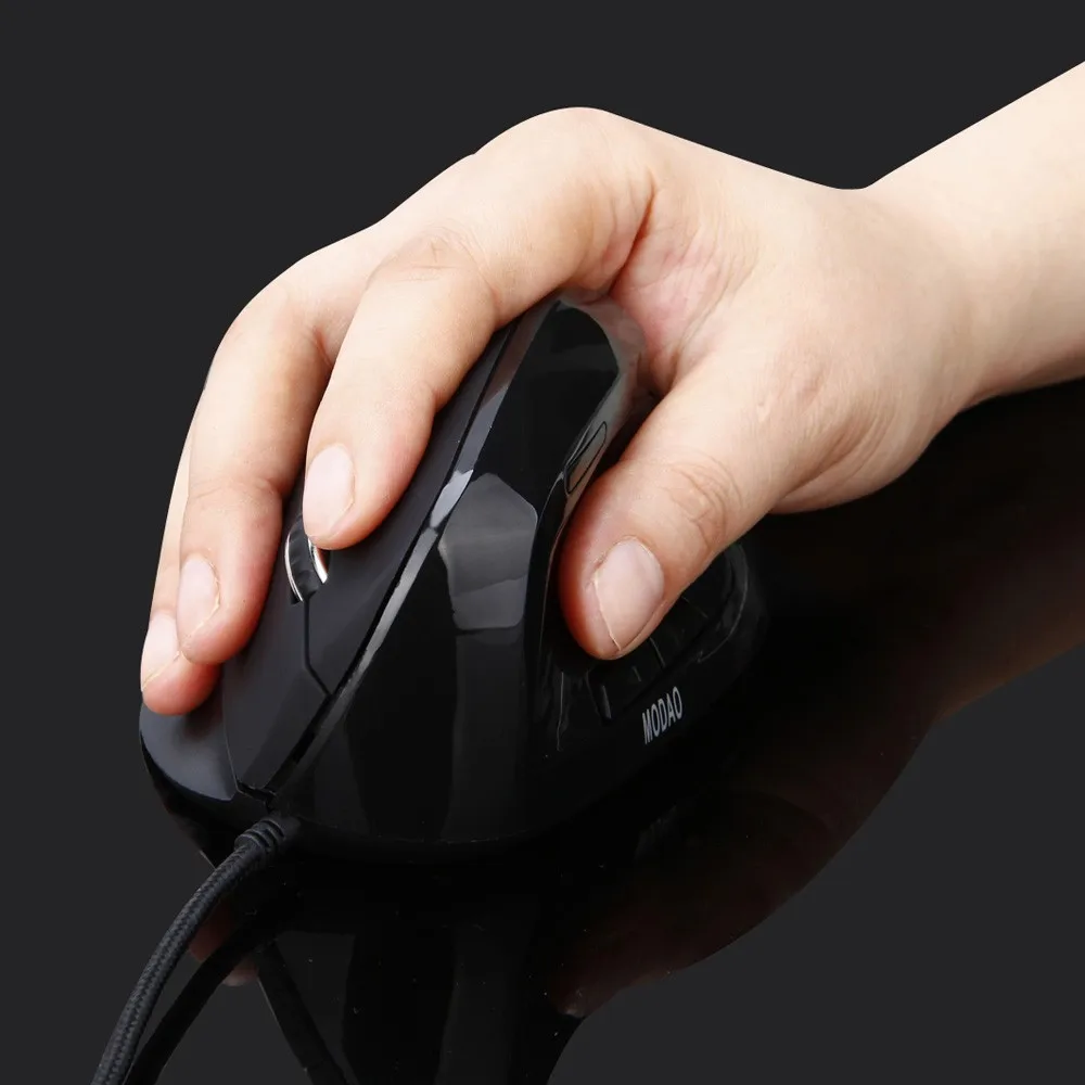 Новая мышь стиль 6 клавиш USB компьютерная мышь Проводная вертикальная мышь с dpi светодиодный светильник индикатор для ПК ноутбука Mmay20