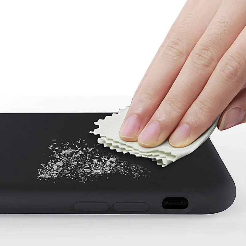 Для iPhone 7 Чехол, жидкий силиконовый гелевый резиновый чехол, Гладкий защитный Mofi Официальный чехол для Apple iPhone 7 iPhone7 Plus, чехол