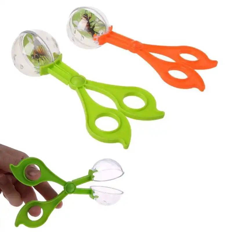 Plastic Lizards Feeding Cleaning Scissors Pliers Reptile Clips Climbing Pet Supplies Amphibian Insect Breeding Worm Capture Tool | Игрушки и