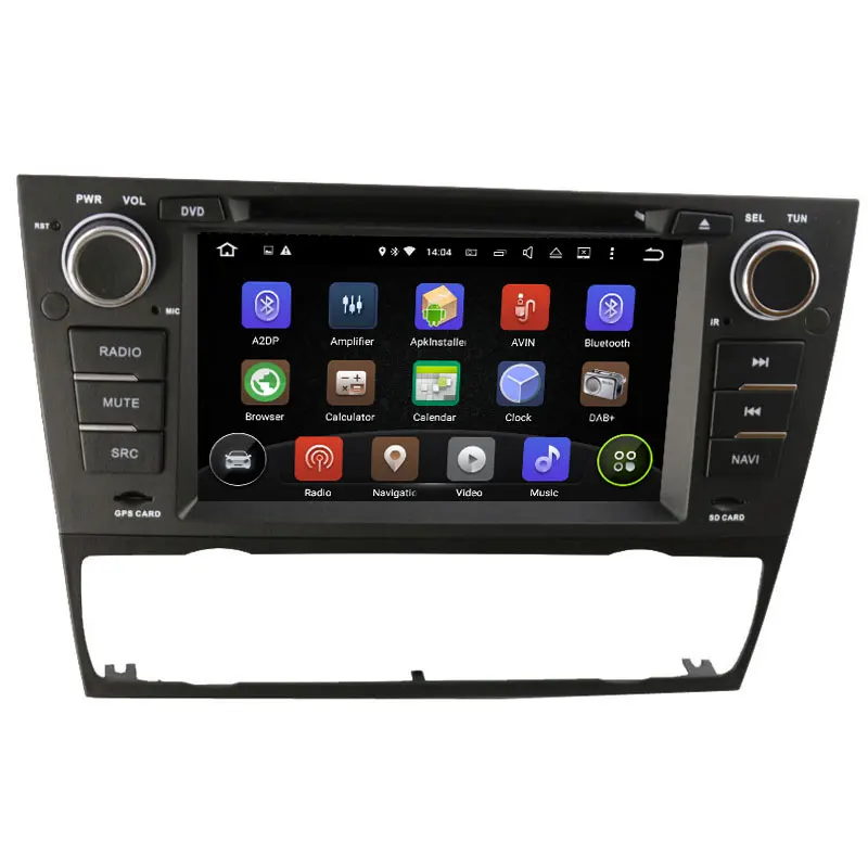 HD емкостный экран система Android 9 0 Автомобильный мультимедийный DVD плеер для BMW E90 E91