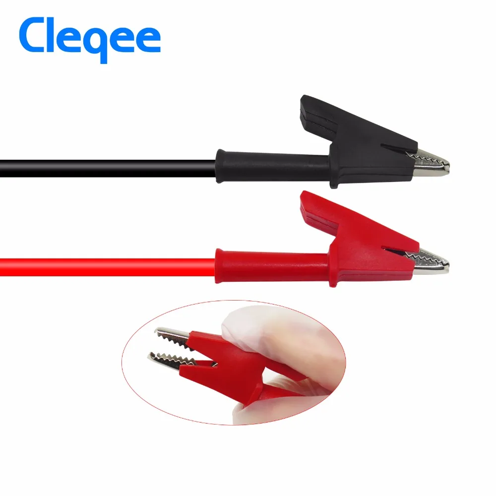 Cleqee P1205 BNC штекер к зажимам типа крокодил коаксиальный кабель осциллограф