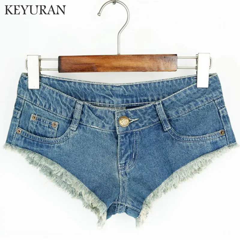 Новинка 2020 модные джинсовые шорты с низкой талией для ночного клуба девушек