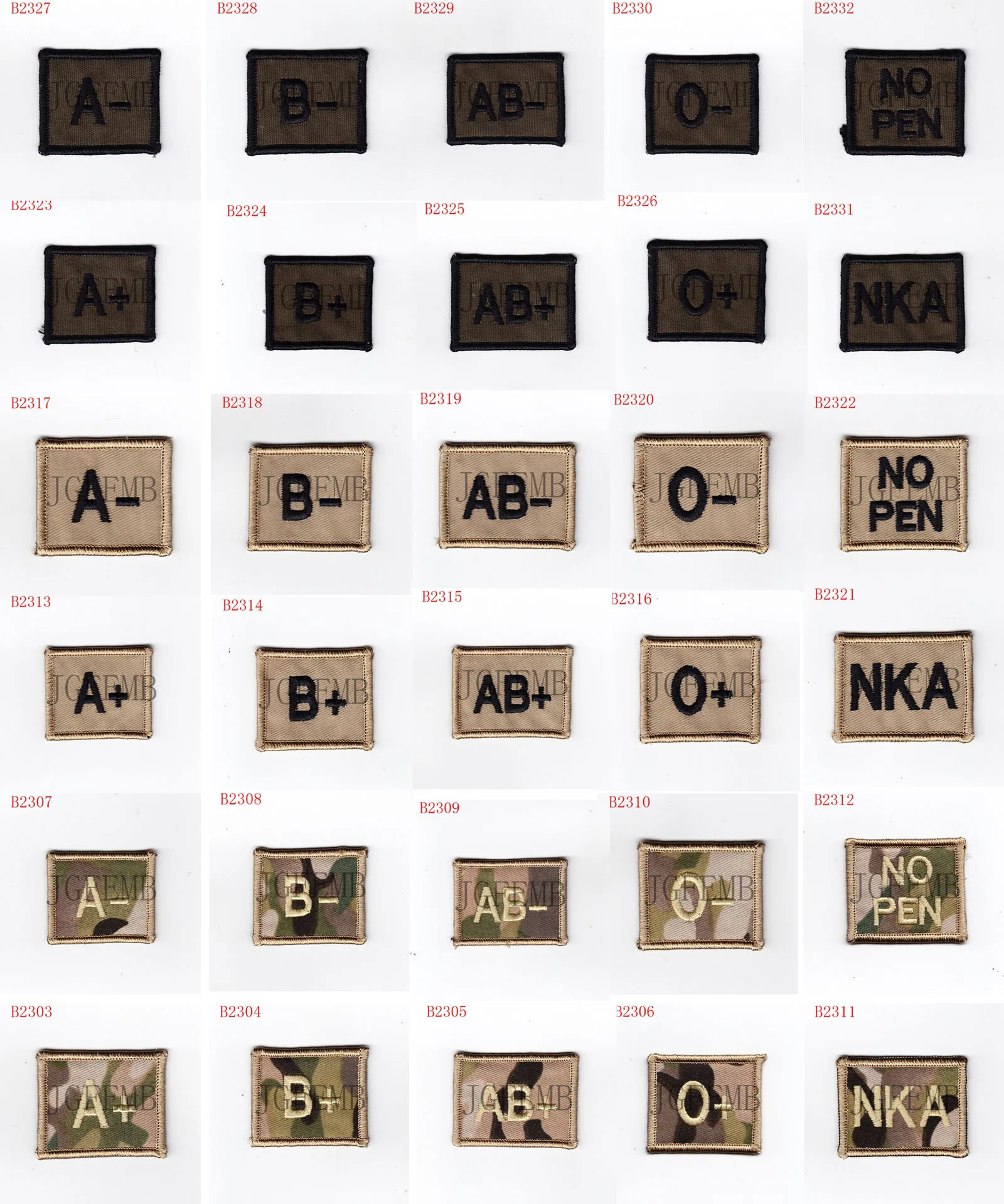 Мультикам светло зеленый Тип крови A + B AB O поз. нег. NKA нет ручки военный
