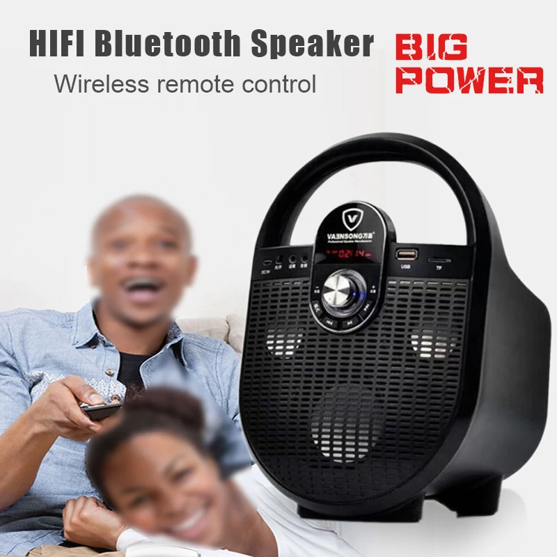VAENSONG 2 1 стерео динамик Bluetooth мощный сабвуфер тяжелый бас беспроводной