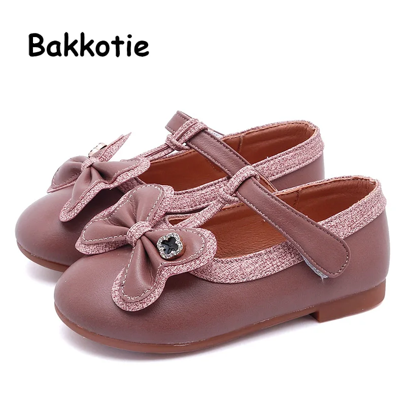 Bakkotie/2019 г. модная обувь из искусственной кожи для детей ясельного возраста
