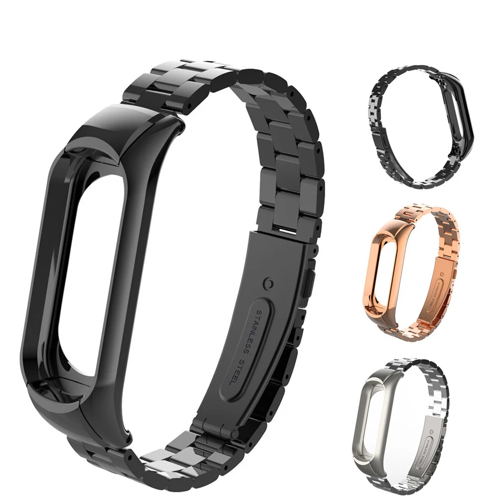 Ремешок для часов Xiaomi Mi Band 3 304 ремешок из нержавеющей стали смарт браслет