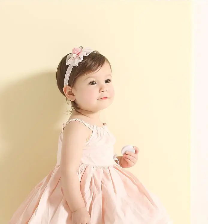 Повязка на голову с бантом для новорожденных 10 шт./лот |