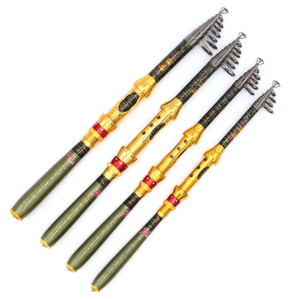 99% карбоновая портативная телескопическая удочка спиннинговая ручные