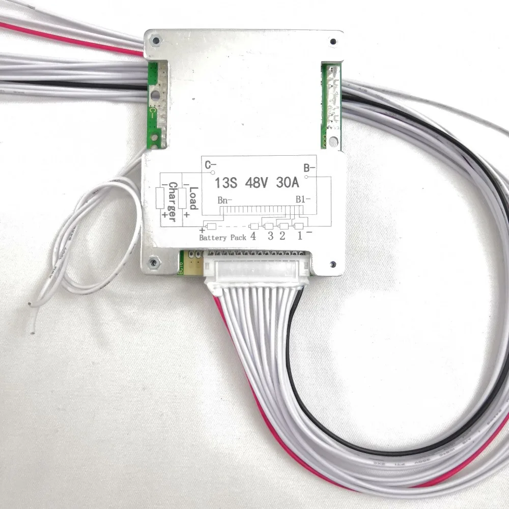 13 S 48 V 30A литий-ионный полимерный аккумулятор датчик СМК pcm с выключателем с функцией сохранения баланса