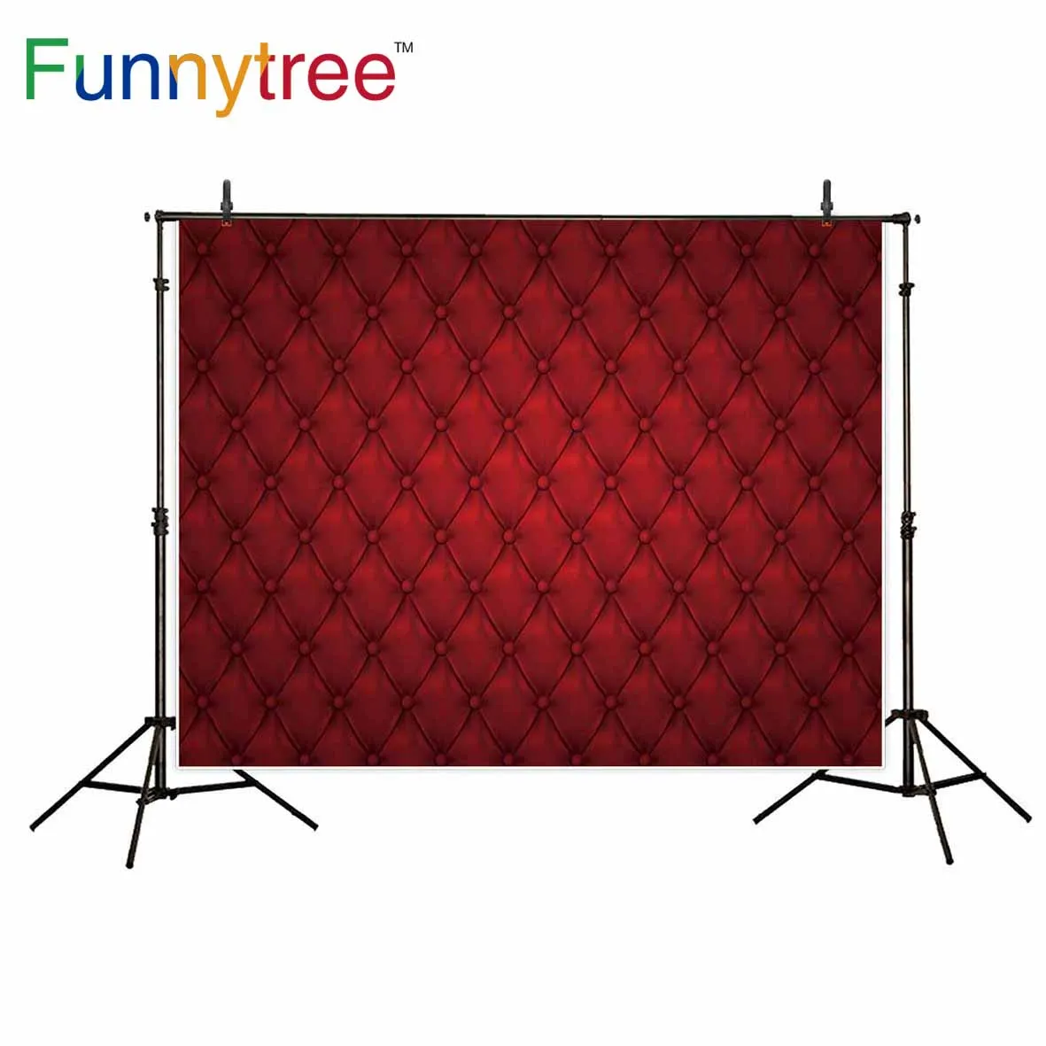 

Фон Funnytree для фотостудии ворсовый красный мягкий винтажный Профессиональный фон фотореквизит