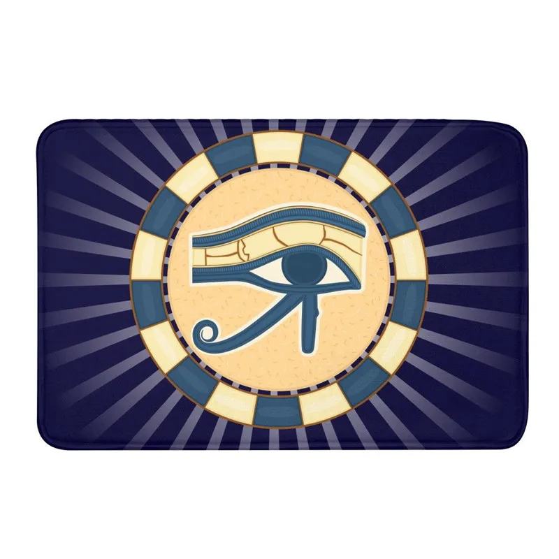 Придверный коврик египетский фараон 3D для ванной с принтом удобные мягкие