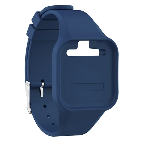 Blue ECSEM полосы для голоса/голоса 2 gps ремешок силиконовый мягкий материал Спортивный Браслет Ремешок Ремень Замена для гольфа Бадди - Цвет: Blue
